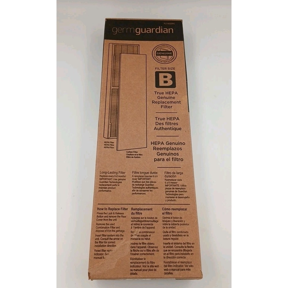Genuine GermGuardian Filter Size B HEPA Air Purifier FLT4825PC‎ FLT4825 AC4300